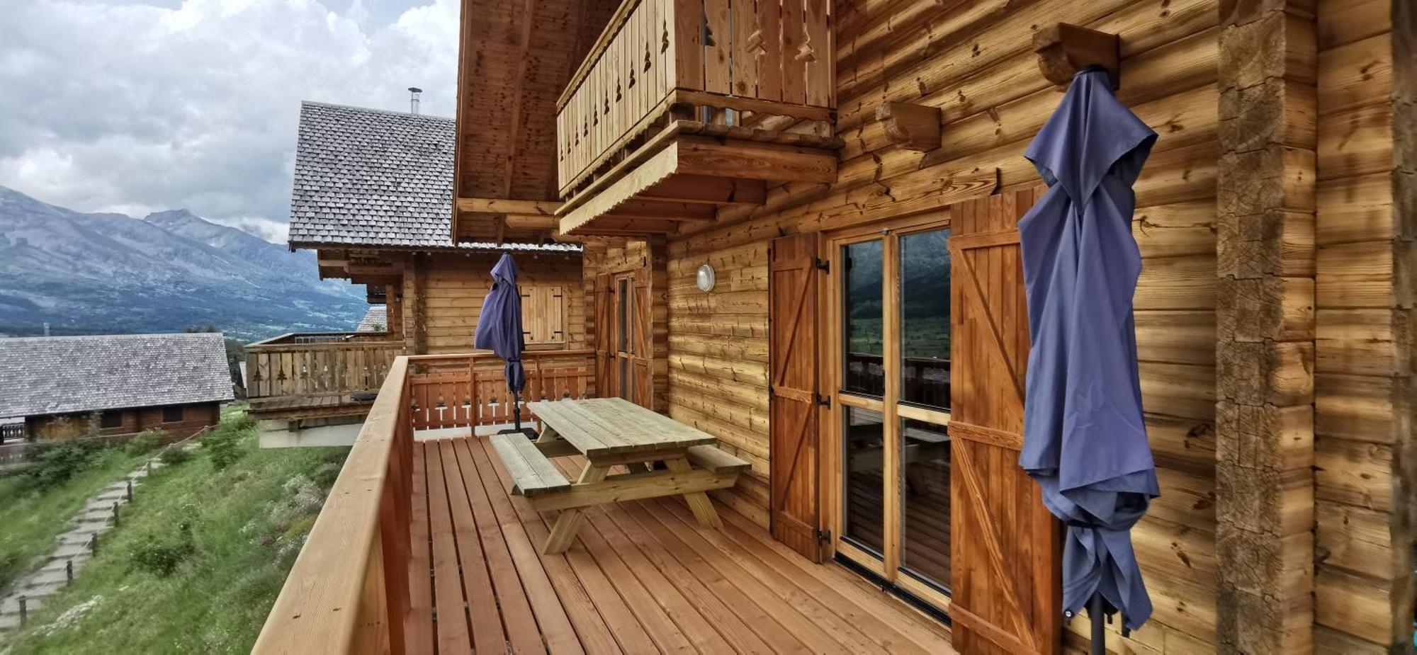 Chalet Aneloup Vue D'Exception A La Joue Du Loup Le Devoluy Bagian luar foto