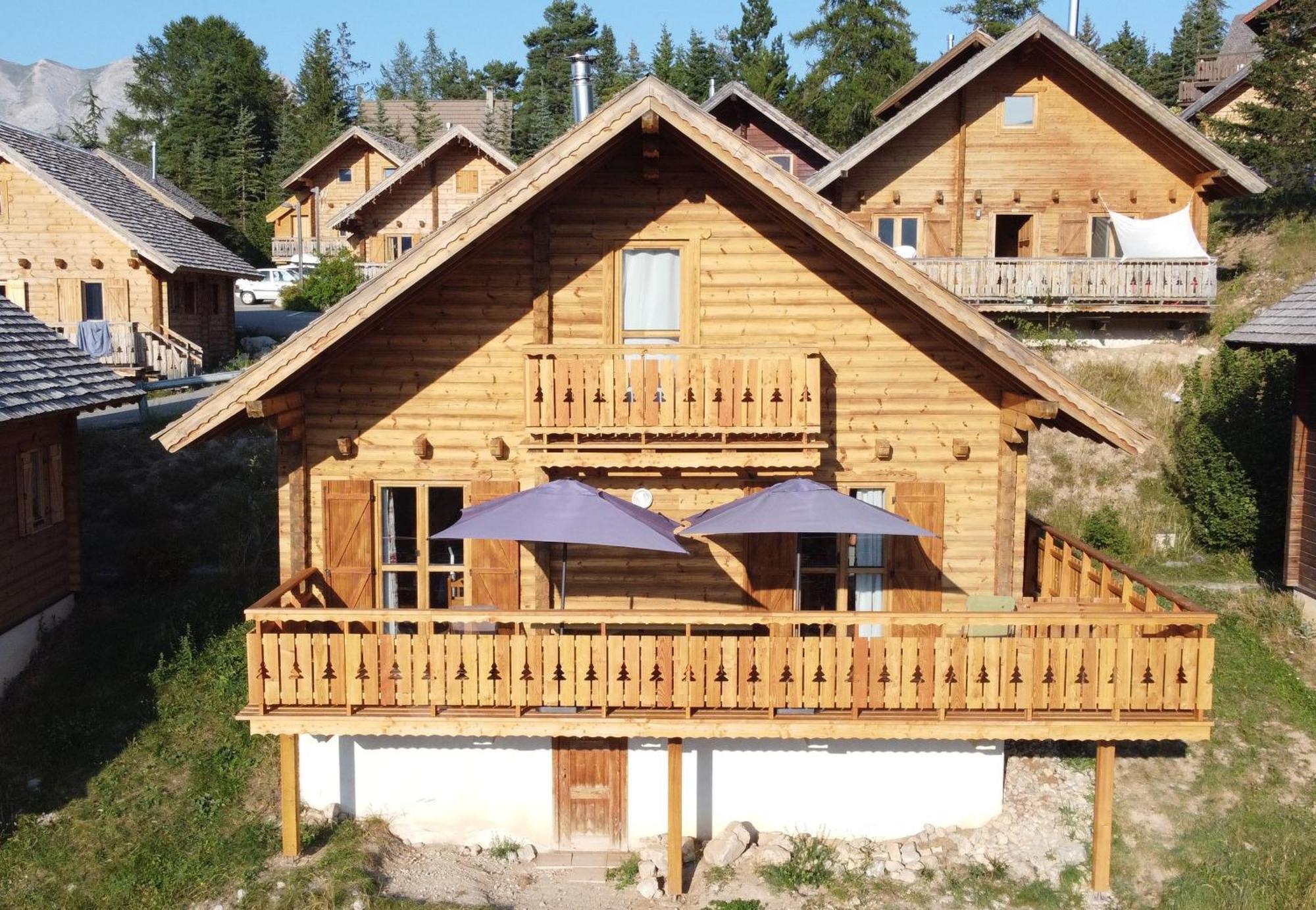 Chalet Aneloup Vue D'Exception A La Joue Du Loup Le Devoluy Bagian luar foto